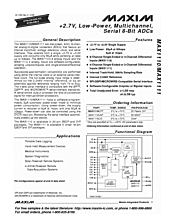 DataSheet MAX1111 pdf